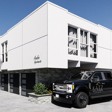 Exterior building renovation in Redondo Beach by Katz Design & Builders CA