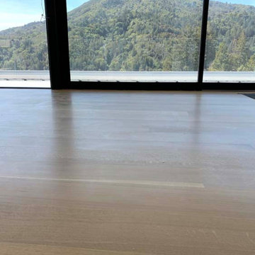 Rift & Quartered White Oak installed and stained in place