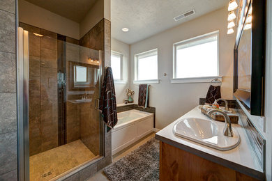 Example of a mountain style bathroom design in Sacramento