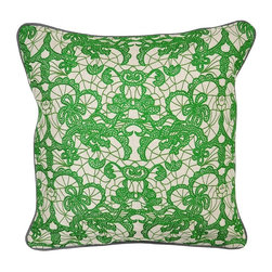 Terrace Green Pillow - Decorative Pillows