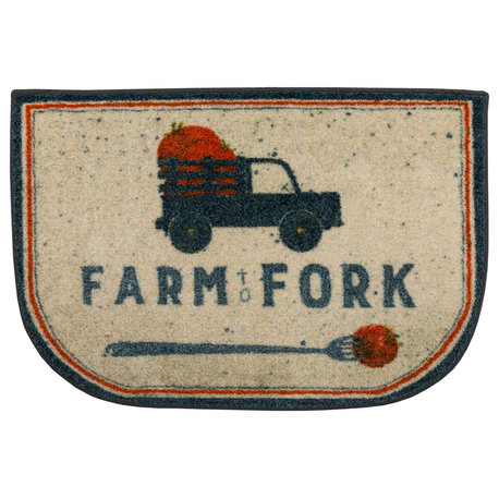 Mohawk Home Farm To Fork Grey 1' 8" x 2' 6" Kitchen Mat