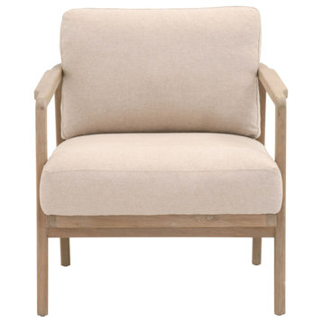 Essentials For Living Harbor Club Chair in Flax Linen