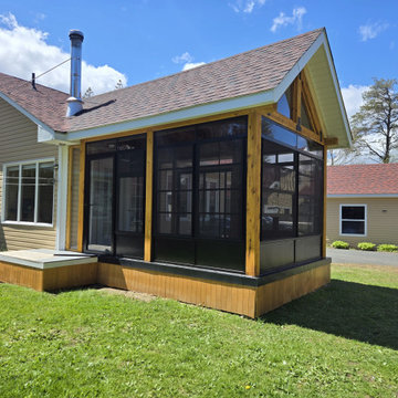 4-Track Stacking Sunroom Windows