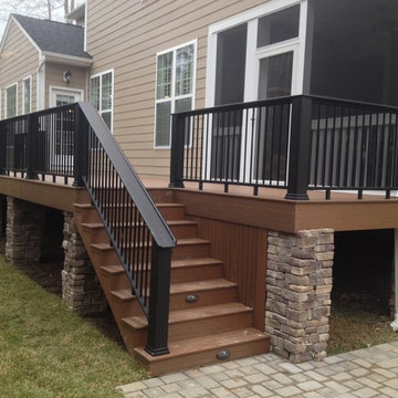 Midlothian Deck, Patio, Firepit and Drainage