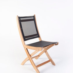 Wintons Teak Mendez Folding Chair - Outdoor Dining Chairs