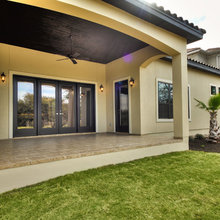 Patio cover finishes