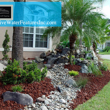 Small pool waterfall