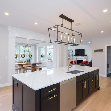 Transitional Farmhouse Kitchen and First Floor Remodel