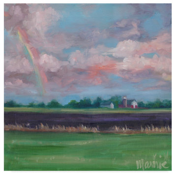 "Frink Farm" by Marnie Bourque, Canvas Art, 35"x35"