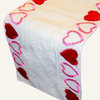 Radiant Heart Cotton and Poly Table Runner