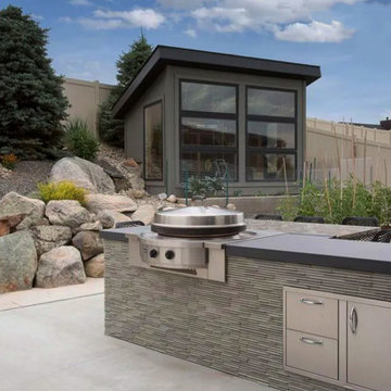 Outdoor Kitchen Featuring Evo Grill