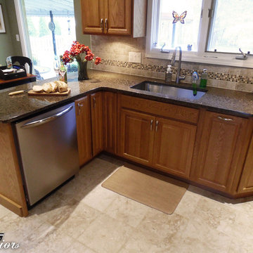 Oak Cabinetry with Arch