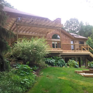 Expansive Wood with Pergola