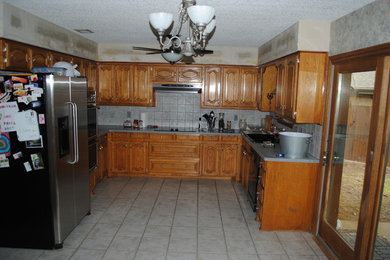 Flower Mound Kitchen and Living Before