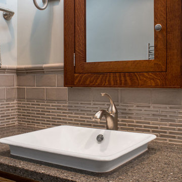 Master Bath Remodeling with Vessel Sink