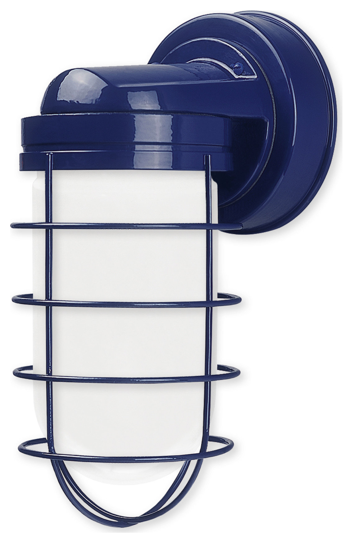 Vapor Jar, Navy Blue - Beach Style - Outdoor Wall Lights And Sconces ...
