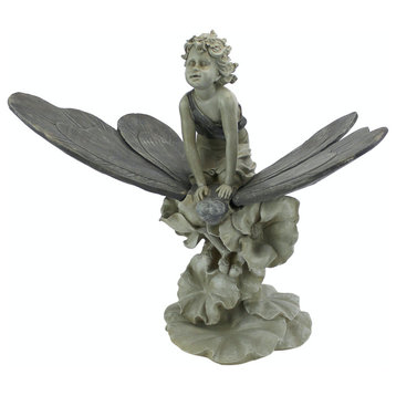 A Fairy's Wondrous Butterfly Ride Statue