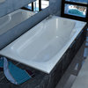 Troy 32 x 60 Rectangular Soaking Drop-In Bathtub - Tub w/ Reversible Drain