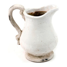 French Country Stoneware Pitcher- Large