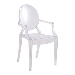 Clear Arm Chair - Dining Chairs