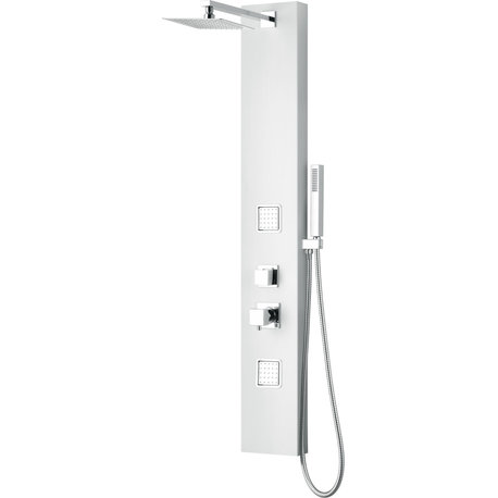 ALFI brand ABSP60W Alfi Trade Pressure Balanced Shower Panel - White