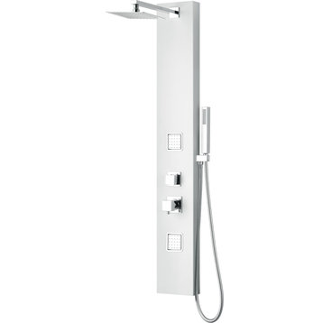 ALFI brand ABSP60W Alfi Trade Pressure Balanced Shower Panel - White