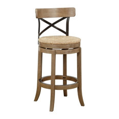 29" Myrtle Barstool, Wire-Brush