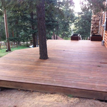 Deck Garden and Outdoor Kitchen