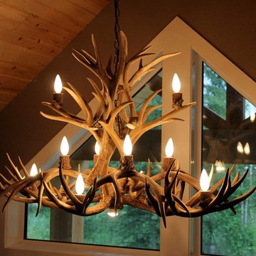 Hand Crafted Antler Chandeliers