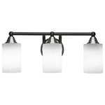 Toltec Lighting - Toltec Lighting 3423-MBBN-310 Paramount - Three Light Bath Bar - Warranty: 1 Year Assembly Required: Yes Shade Included: YesParamount Three Light Bath Bar Matte Black/Brushed Nickel *UL Approved: YES *Energy Star Qualified: n/a *ADA Certified: n/a *Number of Lights: Lamp: 3-*Wattage:100w Medium Base bulb(s) *Bulb Included:No *Bulb Type:Medium Base *Finish Type:Matte Black/Brushed Nickel
