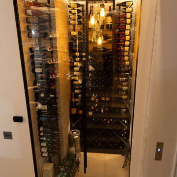 Luxe Home Bar with Wine Cellar