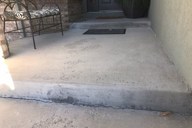 StoneSkinz on Entry - Applied right over concrete
