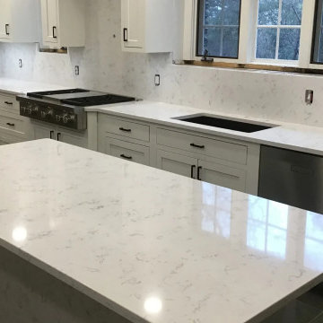 Carrara Classic Quartz Countertops Slabs