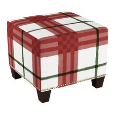 50 On Trend Plaid Ottomans and Footstools for 2022 | Houzz