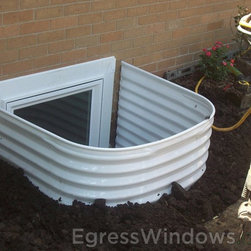 Stif Back II Egress Window Kit in White - Windows And Doors