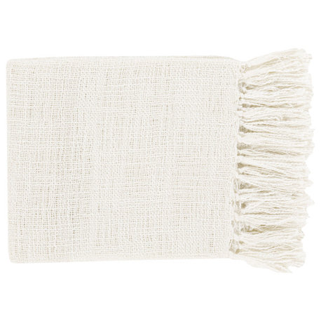 Tilda TID-001 59"x51" Throw Blanket, White