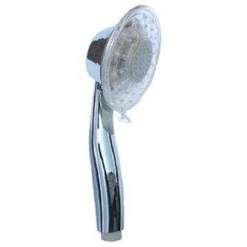 LED Temperature Sensitive Color Changing Shower Head