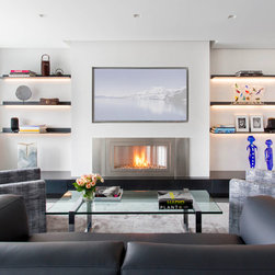 Upper East Side Residence - Indoor Fireplaces