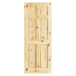 6 Panel Door Solid Knotty Pine Kimberly Bay Interior Slab