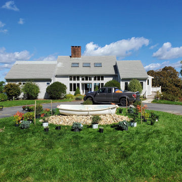 Waterfront Gardens Overlooking Plymouth Harbor, MA