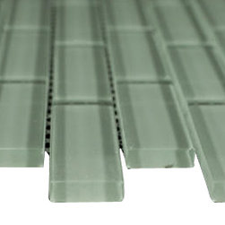 1x3 Mint Green Glossy Subway Glass Mosaic Tiles - Home Accessories & Decor