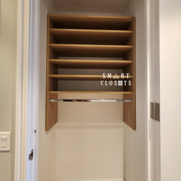 Master Walk In Closet - Sheer Beauty Finish Designed By Smart Closets