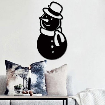 Snowman wall art