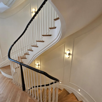 Project #131 | Three-Story Elliptical Staircase in Historic Home