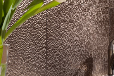 Fasade Hammered Backsplash Panels