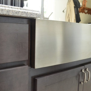 Demotte, IN. BaileyTown USA.  Slate Kitchen and Deep Stainless Steel Sink.