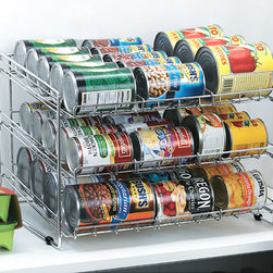 Chrome Wire Can Storage Rack - Products