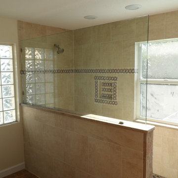 Frameless Stationary Glass Panel