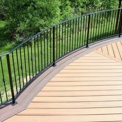 Simple Metal Spiral and Railing - Stair Parts