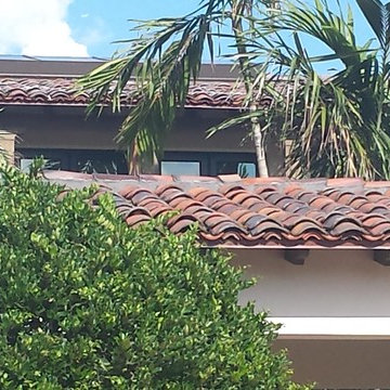 D. Wade Artezanos Hybrid Clay Barrel Tile Roof with "Invisible" Solar Thermal